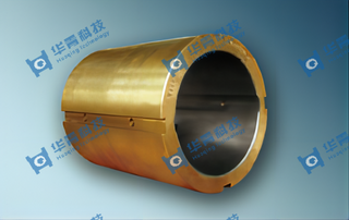 Ship stern tube white metal bearing